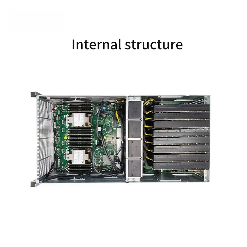 8 Gpu 4U Server Chassis - هيكل خادم 4U GPU لمعالجات Xeon